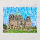 Recherche de illustration de berlin cartes postales Cathédrale