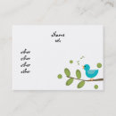 Recherche de oiseaux chanteurs cartes visite Animaux