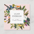 Recherche de de fleuriste cartes visite Élégant