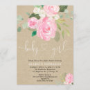 Recherche de rustic floral baby shower invitations Rustique