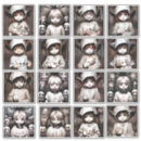 Recherche de chibi halloween autocollants Citrouille