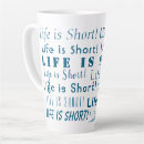Recherche de vie courte tasses Bleu