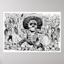 Recherche de calavera posters Père noël muerte