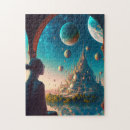 Suche nach zukunft puzzle Landschaft