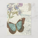 Recherche de papillon bleu cartes postales Décoratif
