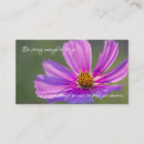 Recherche de belles fleurs cartes visite Customer