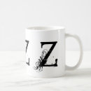 Recherche de monogramme z tasses Élégant