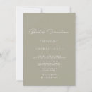 Recherche de déjeuner nuptiale invitations Calligraphie