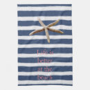 Suche nach seestern geschirr tücher Weiß