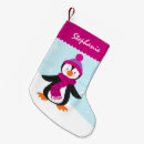 Recherche de pingouins chaussette de noël Rose