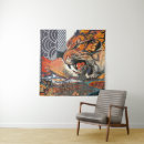 Recherche de tigre de art Mur
