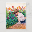 Recherche de enfant fleur cartes postales Jardin