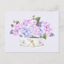 Suche nach lila hydrangea postkarten Blume