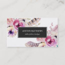 Recherche de variation cartes visite Aquarelle