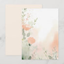 Recherche de menu orange mariage invitations Aquarelle