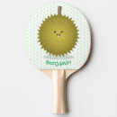 Recherche de joyeux raquettes ping pong Illustration