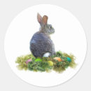 Recherche de oeufs de lapin autocollants Pâques
