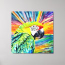 Suche nach papageien leinwandbilder Aquarell