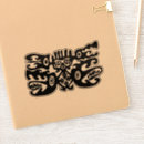 Recherche de tribal noir autocollants Noir et blanc