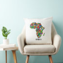 Recherche de continents coussins Afrique