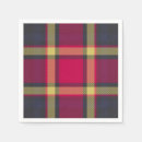 Recherche de tartan écossais serviettes Rouge
