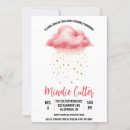 Recherche de nuage pluie invitations Aspersion pour bébé