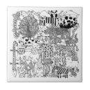 Recherche de dessins carreaux Noir et blanc