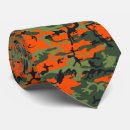 Recherche de camouflage orange cravates Pour lui