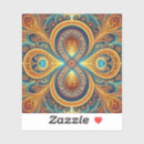 Recherche de fractale stickers autocollants Abstract