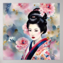 Recherche de le geisha posters Japonais