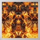 Suche nach in flammen poster Modern