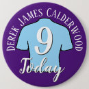 Recherche de anniversaire 9 badges Célébration