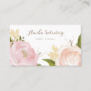 Recherche de romantiques cartes visite Floral