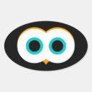 Recherche de hibou noir autocollants Dessin