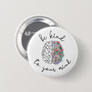 Recherche de le cerveau badges Santé mentale