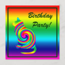 Recherche de kit invitations Arc en ciel