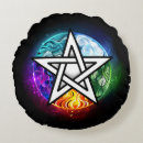Recherche de pentagramme coussins Wiccan