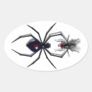 Recherche de araignées noires autocollants Insecte