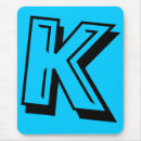 Recherche de lettre k tapis souris Initiale