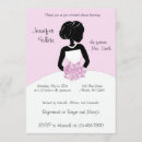 Recherche de silhouette bridal shower invitations Noir