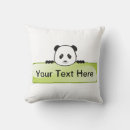 Recherche de panda de coussins Drôle