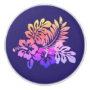 Recherche de hibiscus boutons et poignées de porte Violet