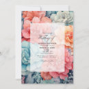 Recherche de gris corail mariage invitations Aquarelle