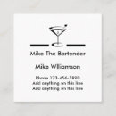 Suche nach nachtklub visitenkarten Martini