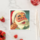 Recherche de vintage santa claus serviettes Gai
