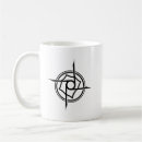 Recherche de tatouage noir tasses Abstrait