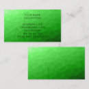Recherche de vert vif cartes visite Cool