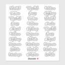 Recherche de 30 autocollants Noms d'invités