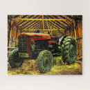 Recherche de tracteur rouge puzzles Pour tous