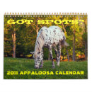 Recherche de chevaux de deux calendriers Appaloosa